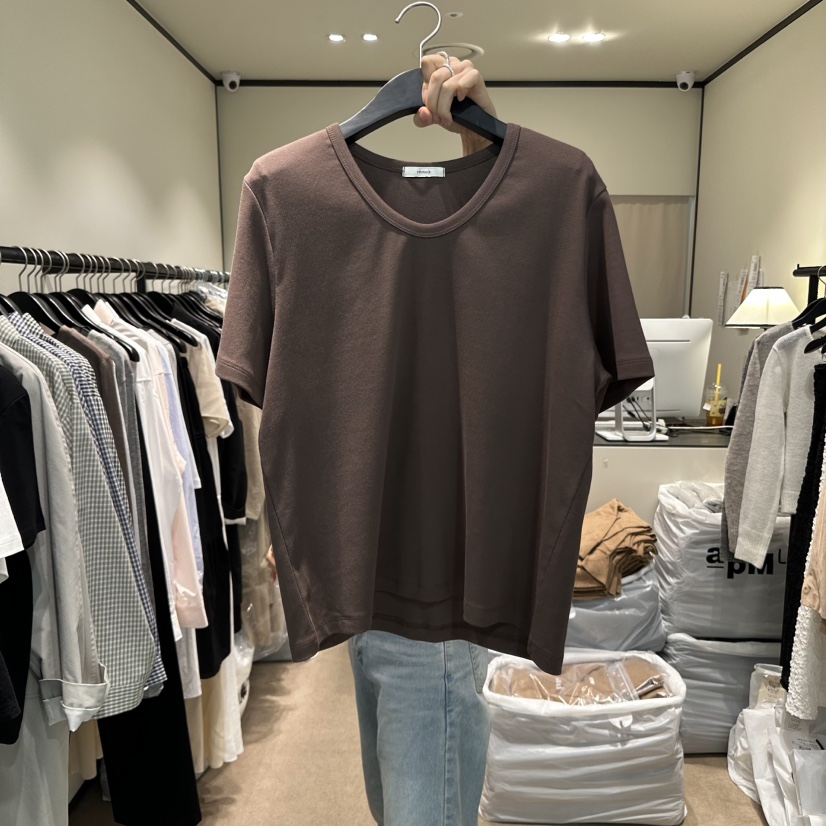 RE STOCK東大門㊣直郵女士新品真品職業熱賣休閑時尚推薦T恤RE STOCKT恤圖色2