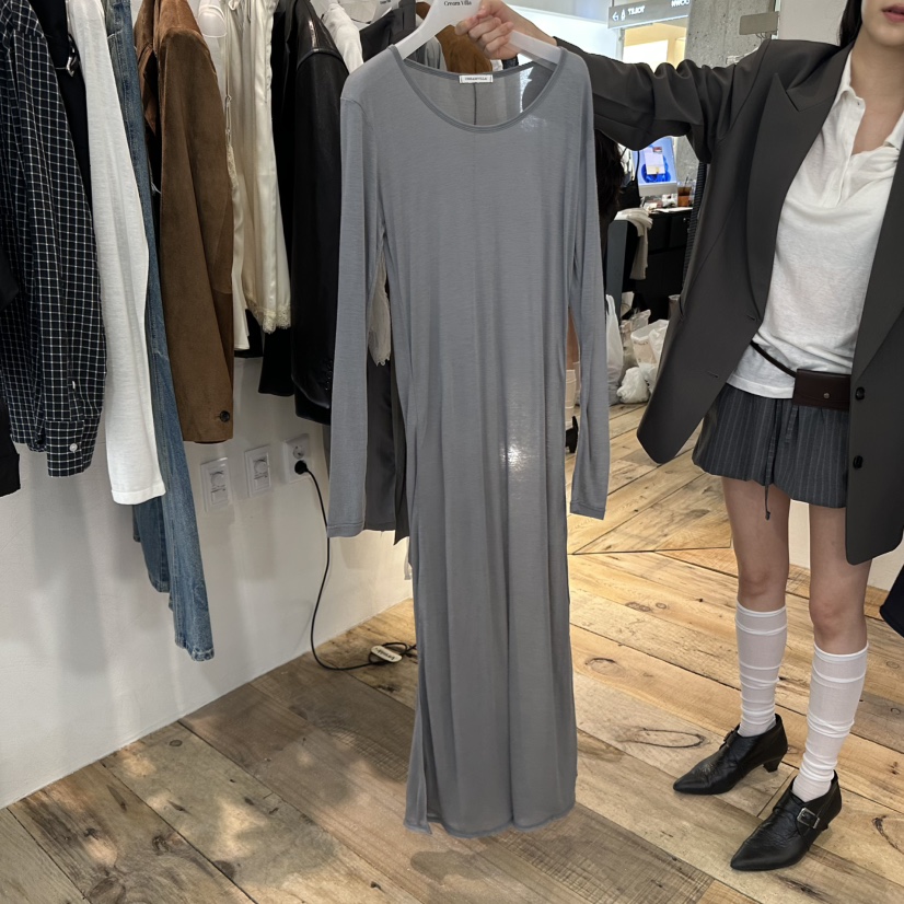 CREAM VILLA韓國直郵㊣女裝新品休閑連衣裙CREAMVILLA連衣裙圖色3