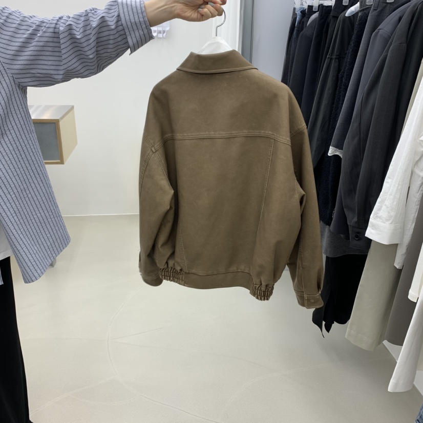 STAINLESS韓國代購㊣女裝新款真品推薦25秋冬休閑時尚職業夾克STAINLESS夾克