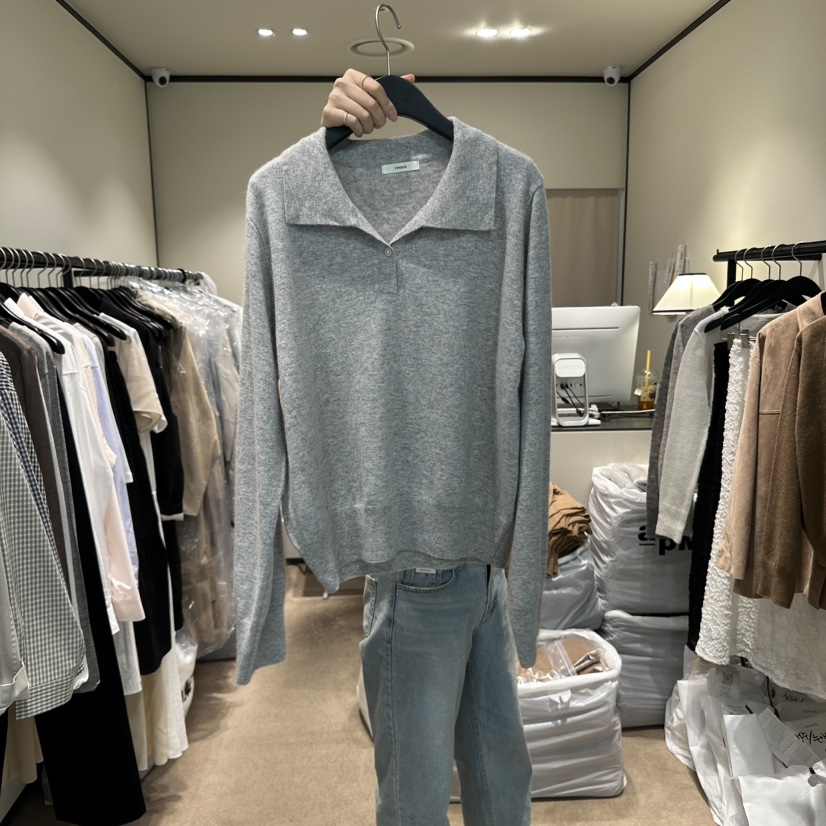 RE STOCK東大門㊣代購女裝新品25秋冬時尚推薦熱賣針織衫浣熊RE STOCK針織衫
