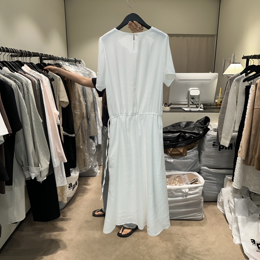 RE STOCK東大門㊣代購女裝新品休閑時尚職業人氣25秋冬連衣裙RE STOCK連衣裙