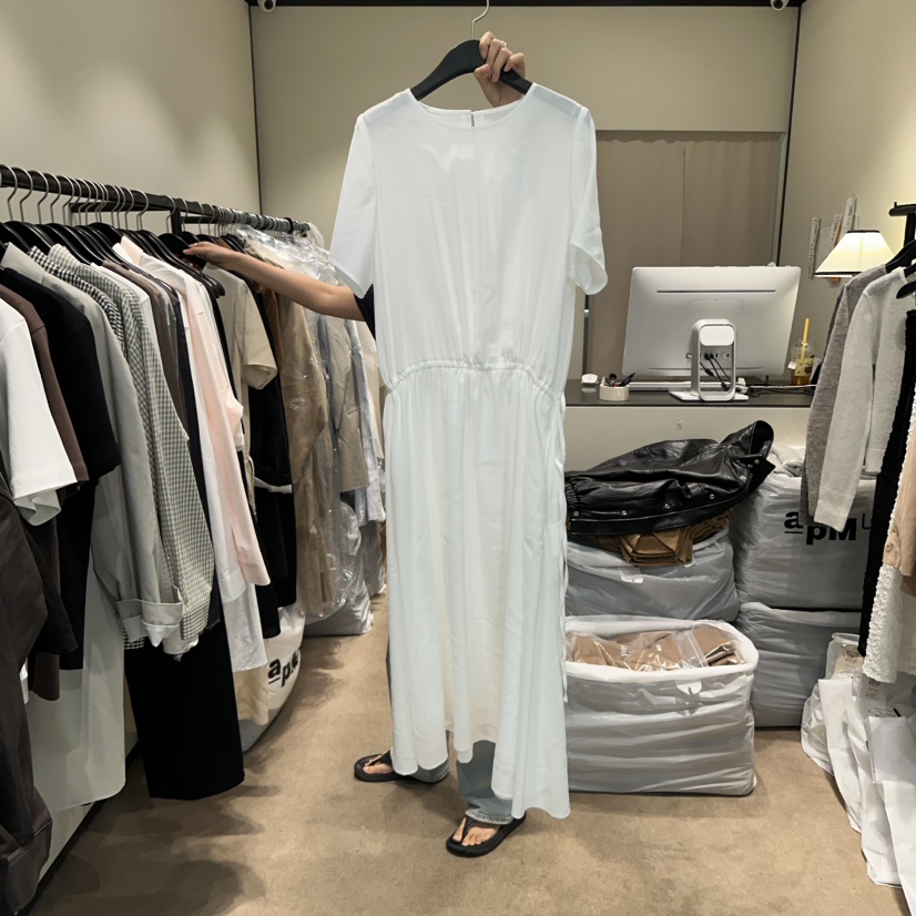 RE STOCK東大門㊣代購女裝新品休閑時尚職業人氣25秋冬連衣裙RE STOCK連衣裙圖色2