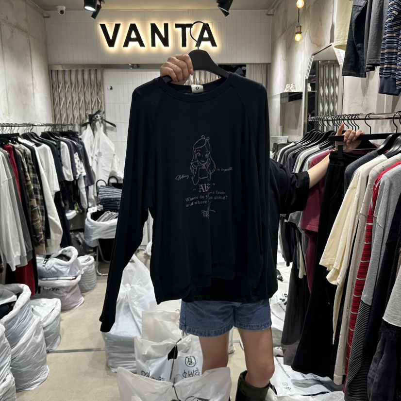 VANTA東大門㊣實拍女士新款職業推薦人氣休閑25秋冬長袖T恤VANTA長袖T恤圖色3