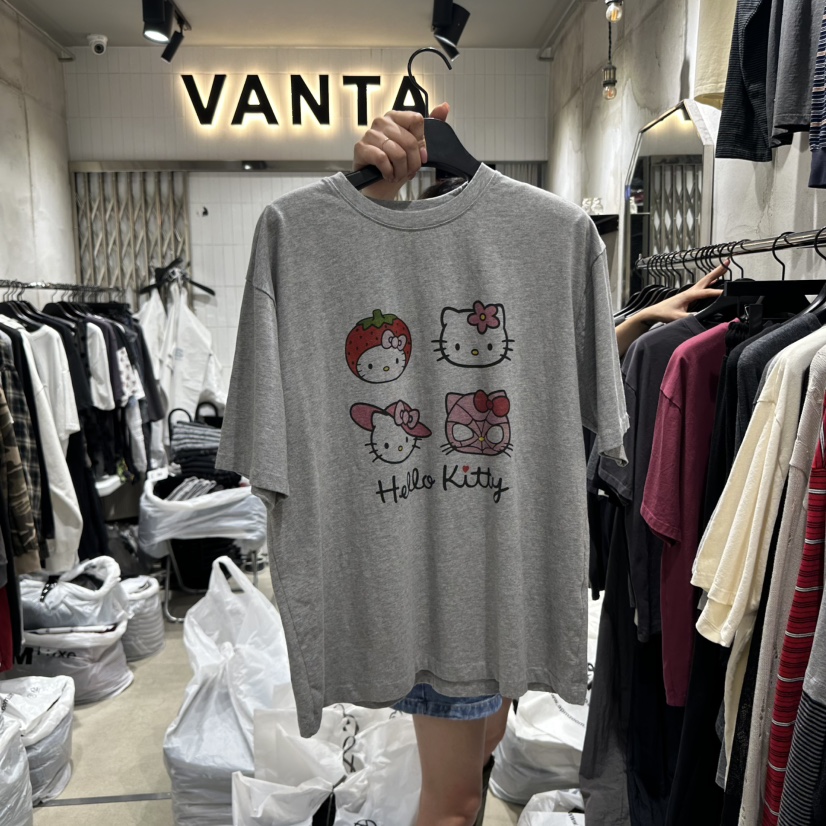 VANTA韓國直郵㊣女裝新款職業休閑熱賣真品推薦時尚人氣T恤VANTAT恤圖色2