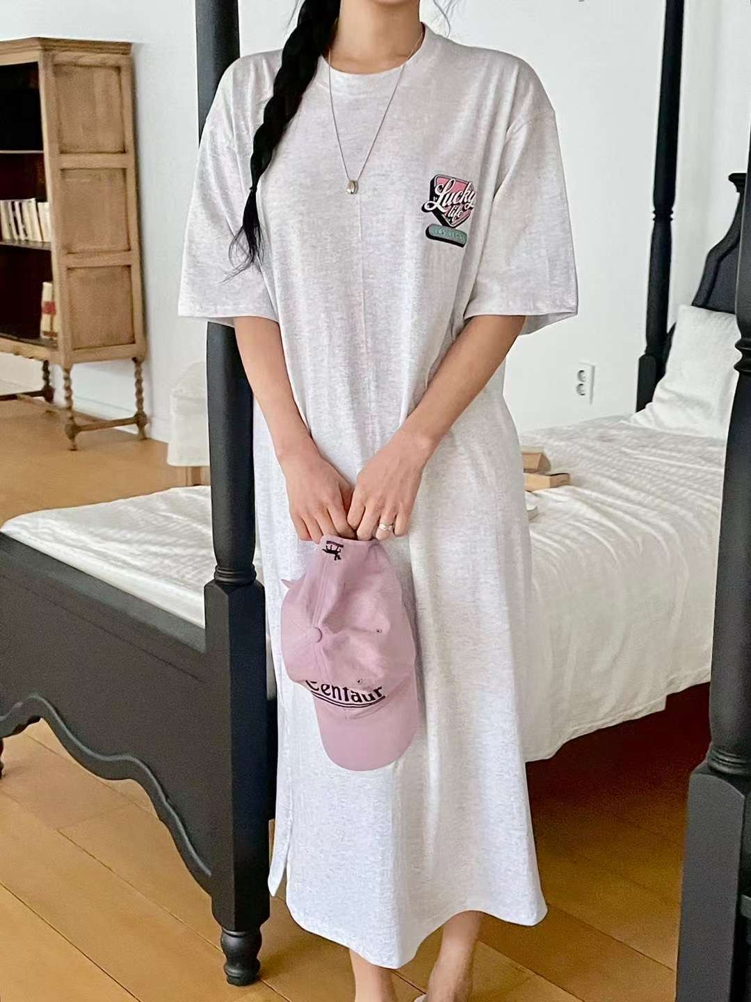 DALBAM韓國直郵㊣女士新品時尚休閑推薦人氣真品職業連衣裙DALBAM連衣裙