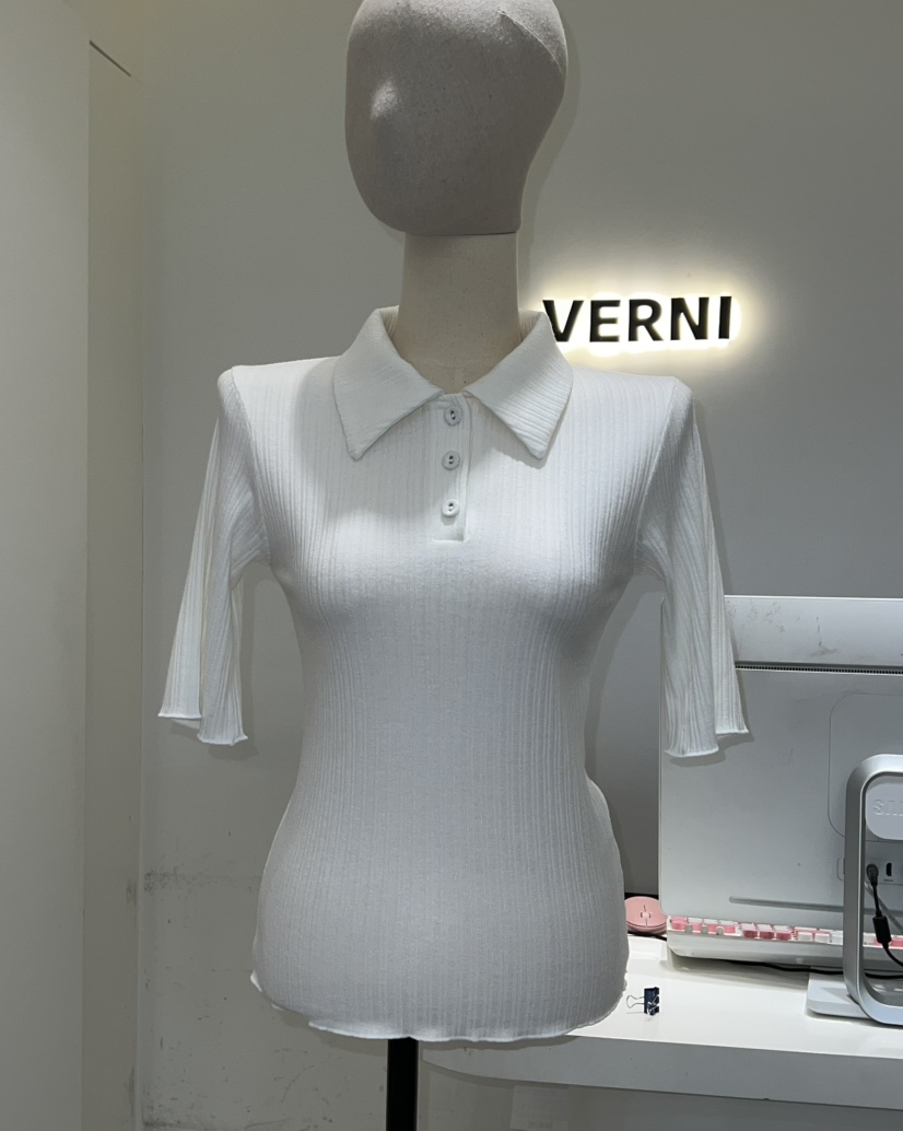 VERNI東大門㊣實拍女裝新款人氣25秋冬推薦真品時尚熱賣T恤VERNIT恤圖色3