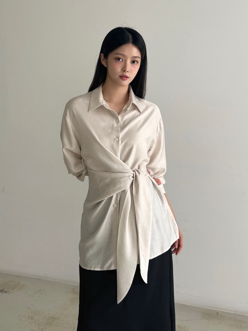 HEIZE東大門㊣實拍女裝新品真品熱賣推薦25秋冬休閑襯衫蕾絲衫HEIZE襯衫/蕾絲衫