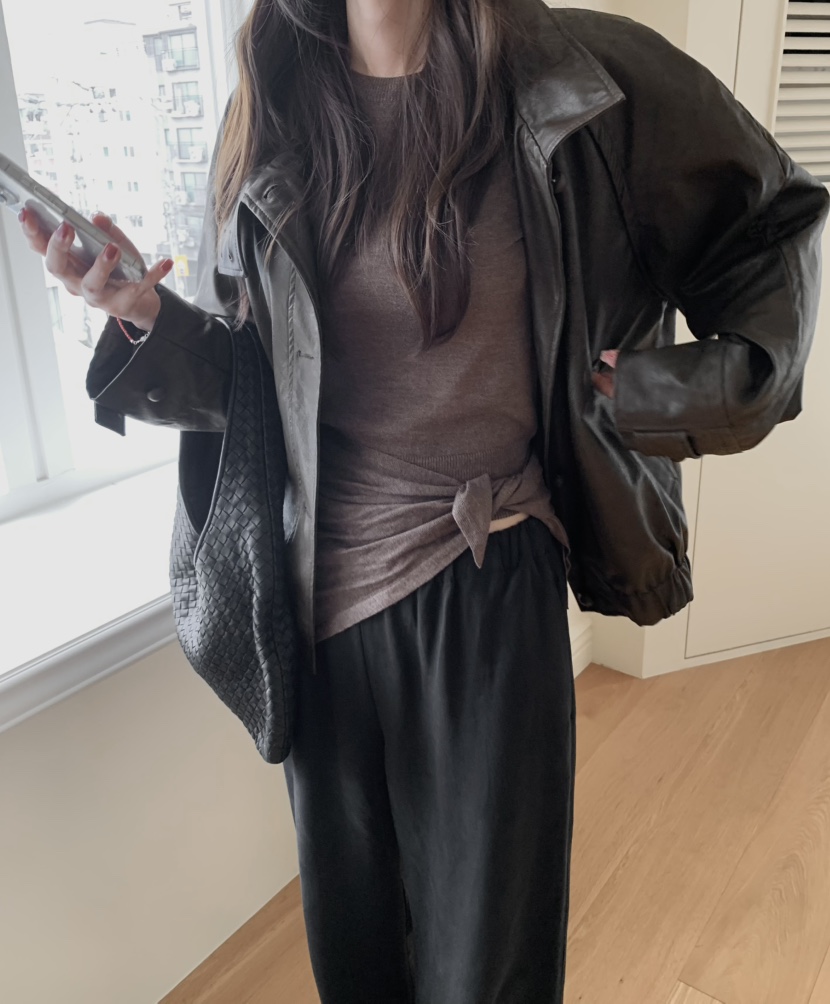 ALATE韓國代購㊣女士新款人氣時尚推薦熱賣針織衫不含圍巾羊毛LEGACY針織衫