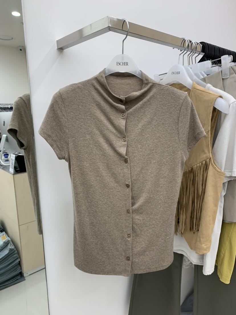 ESCHER東大門㊣代購女裝新品推薦熱賣休閑25秋冬真品時尚T恤ESCHERT恤圖色3