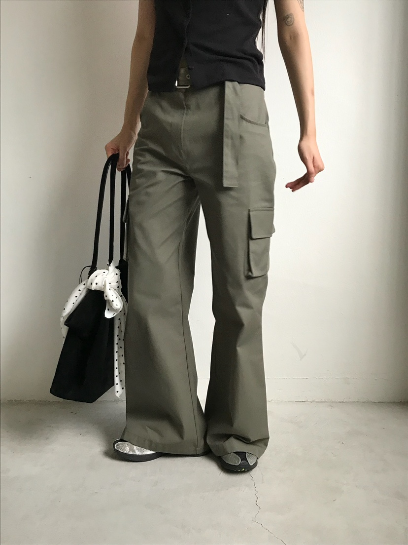 ESCHER東大門㊣直郵女裝新款25秋冬時尚真品推薦休閑褲含腰帶ESCHER休閑褲