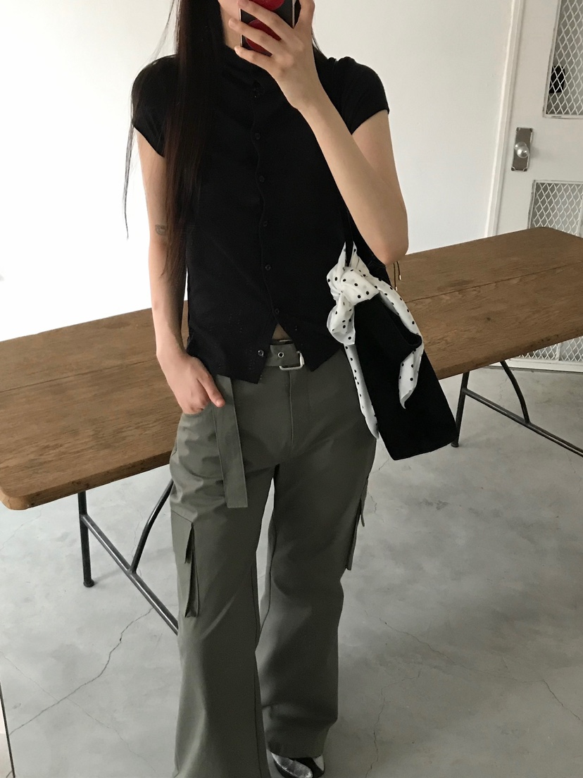 ESCHER東大門㊣直郵女裝新款25秋冬時尚真品推薦休閑褲含腰帶ESCHER休閑褲