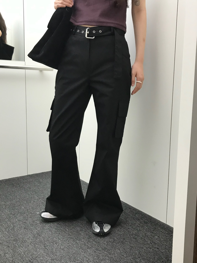 ESCHER東大門㊣直郵女裝新款25秋冬時尚真品推薦休閑褲含腰帶ESCHER休閑褲
