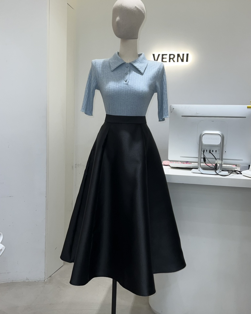 VERNI韓國代購㊣女裝新品真品休閑熱賣人氣職業25秋冬推薦長裙VERNI長裙