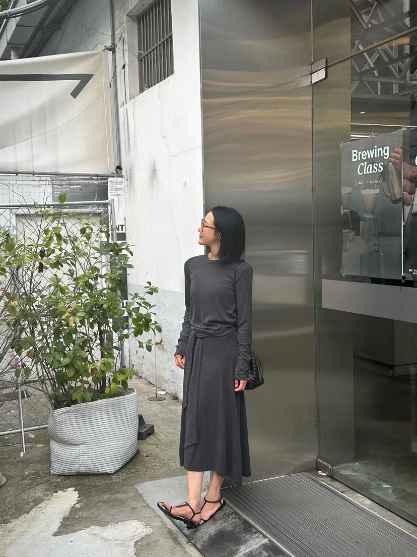 HEIZE韓國直郵㊣女士新款熱賣職業真品推薦時尚休閑25秋冬長裙HEIZE長裙