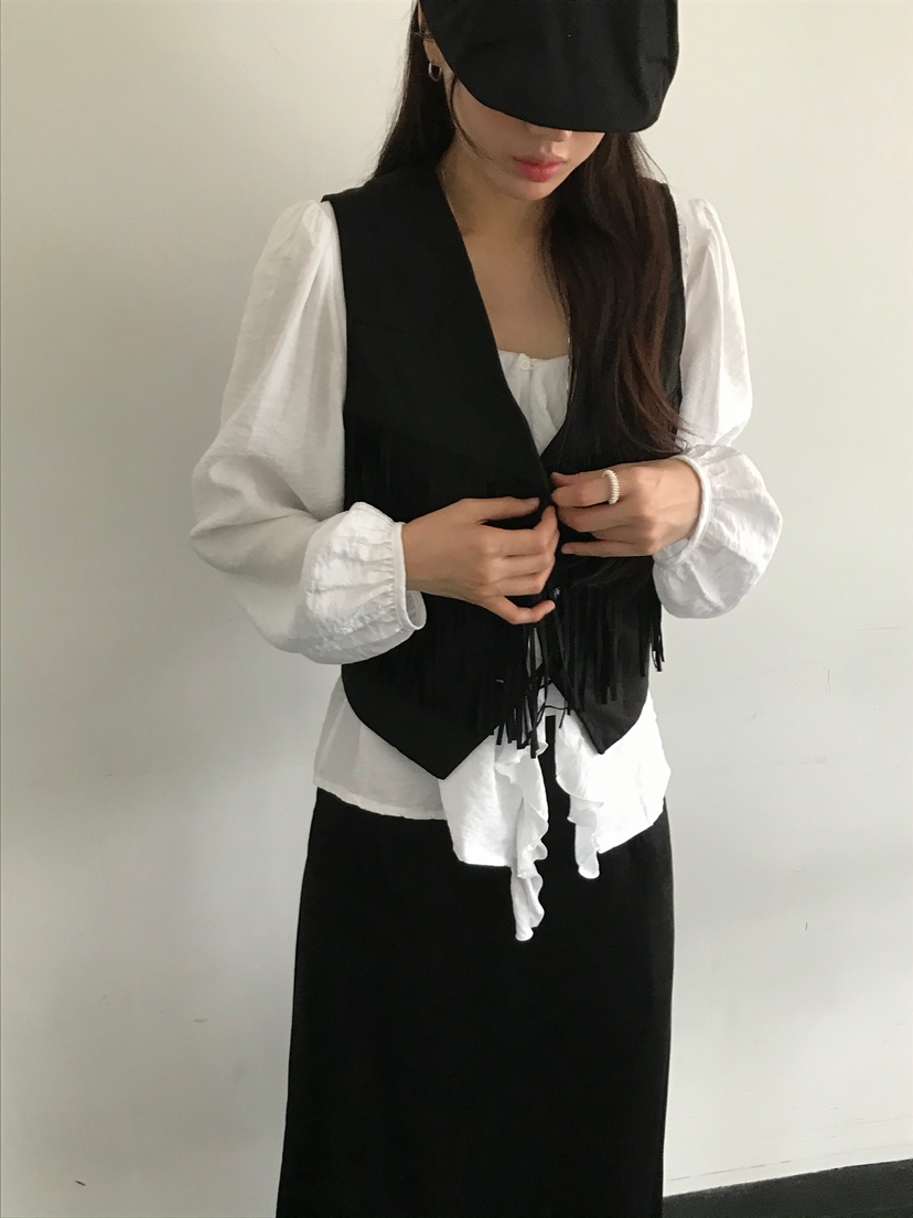 ESCHER韓國代購㊣女士新款時尚推薦真品人氣25秋冬休閑馬甲ESCHER馬甲