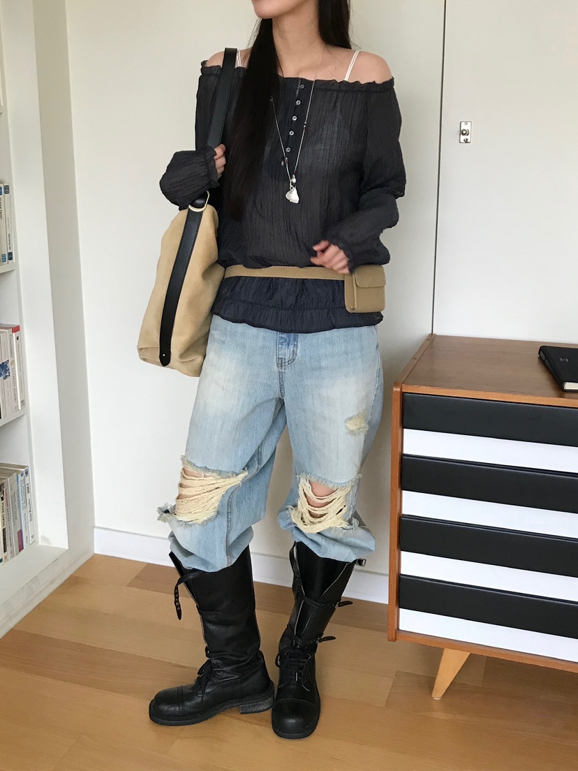 ESCHER東大門㊣代購女裝新款推薦休閑真品襯衫蕾絲衫不含腰帶ESCHER襯衫/蕾絲衫