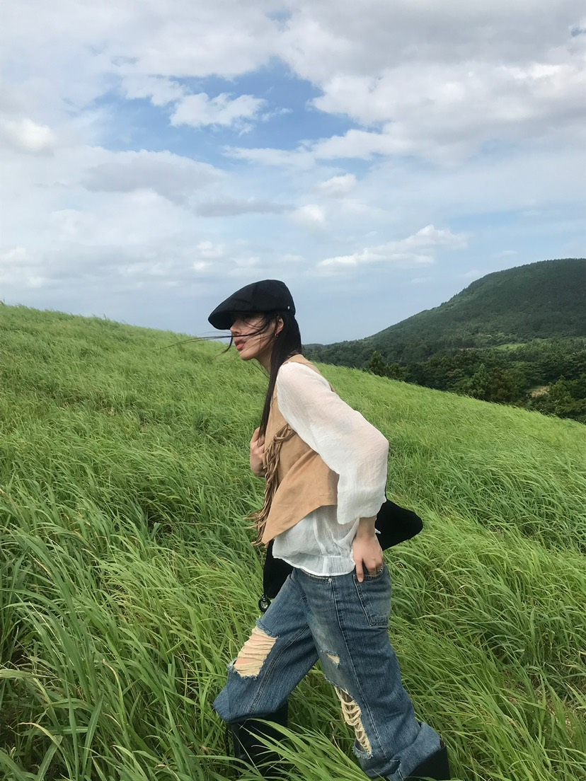 ESCHER東大門㊣代購女裝新款推薦休閑真品襯衫蕾絲衫不含腰帶ESCHER襯衫/蕾絲衫