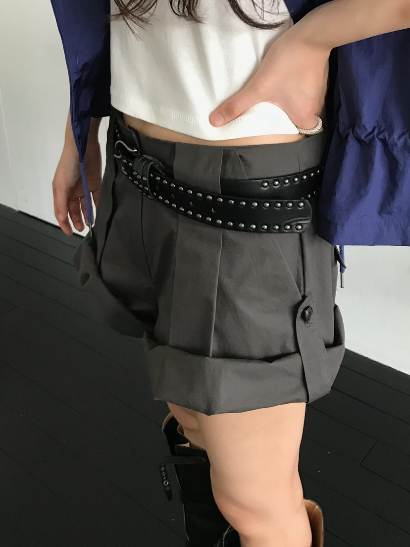 ESCHER東大門㊣實拍女士新品人氣推薦25秋冬休閑短褲不含腰帶ESCHER短褲