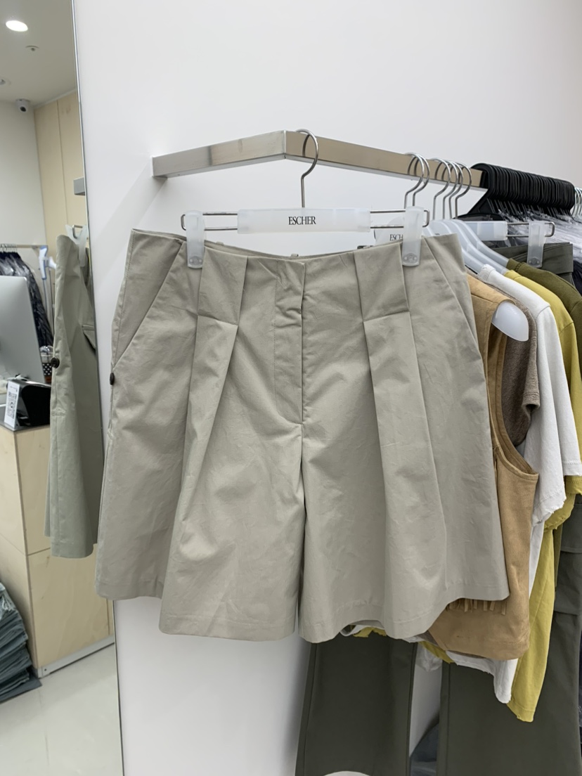 ESCHER東大門㊣實拍女士新品人氣推薦25秋冬休閑短褲不含腰帶ESCHER短褲圖色2