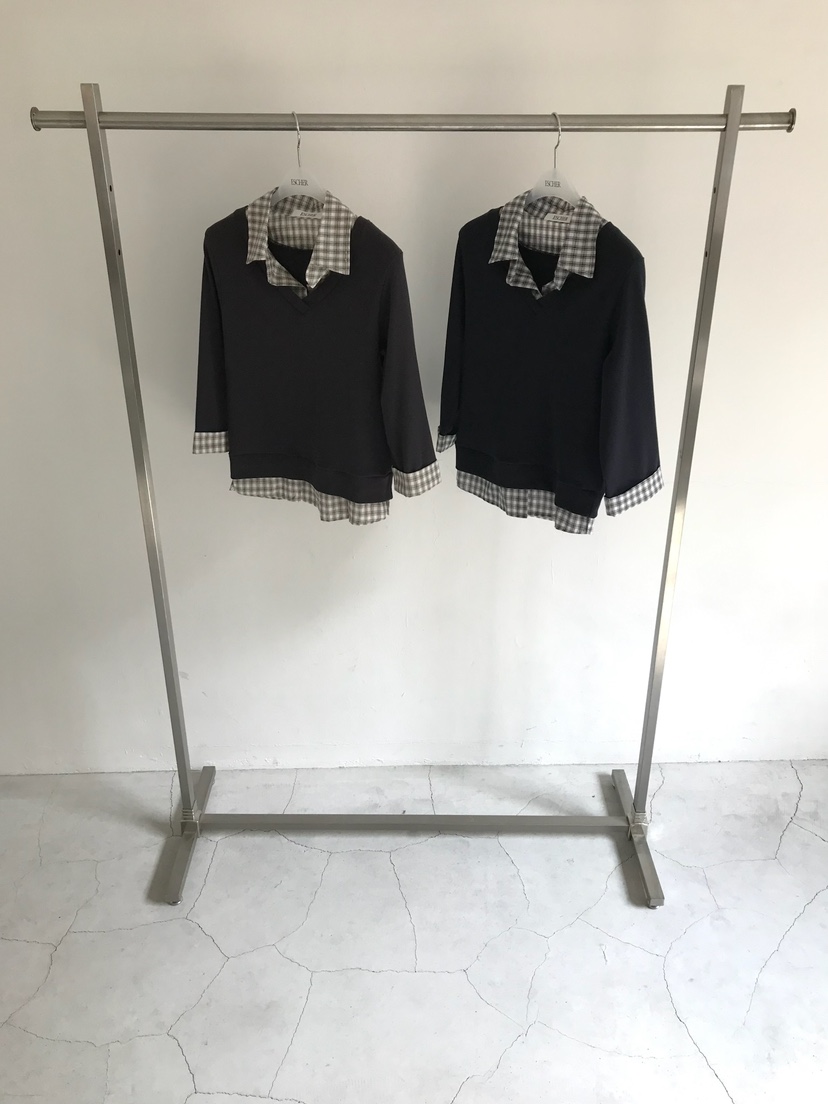 ESCHER韓國直郵㊣女裝新品職業人氣熱賣時尚休閑25秋冬長袖T恤ESCHER長袖T恤