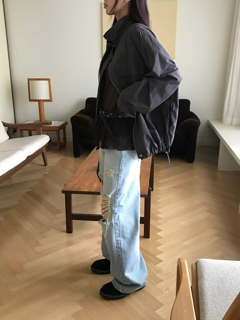 ESCHER東大門㊣代購女士新品時尚人氣休閑推薦牛仔褲竹節紋ESCHER牛仔褲