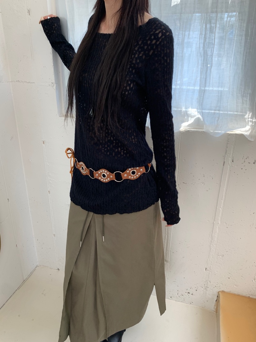 EYEL東大門㊣直郵女士新品時尚真品職業熱賣25秋冬長袖T恤蕾絲EYEL長袖T恤