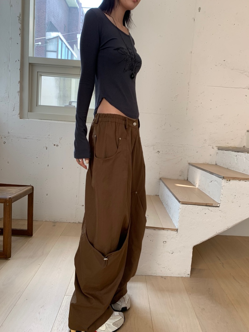 EYEL東大門㊣代購女士新品熱賣休閑職業時尚推薦25秋冬休閑褲EYEL休閑褲