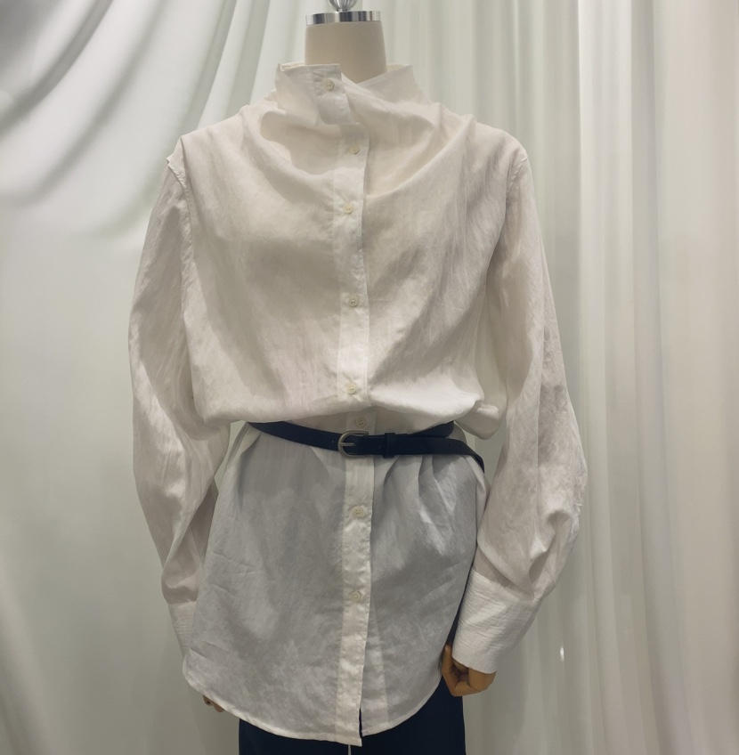 DARLUZ_MI韓國直郵㊣女裝新品推薦25秋冬時尚職業襯衫蕾絲衫DARLUZ_MI襯衫/蕾絲衫