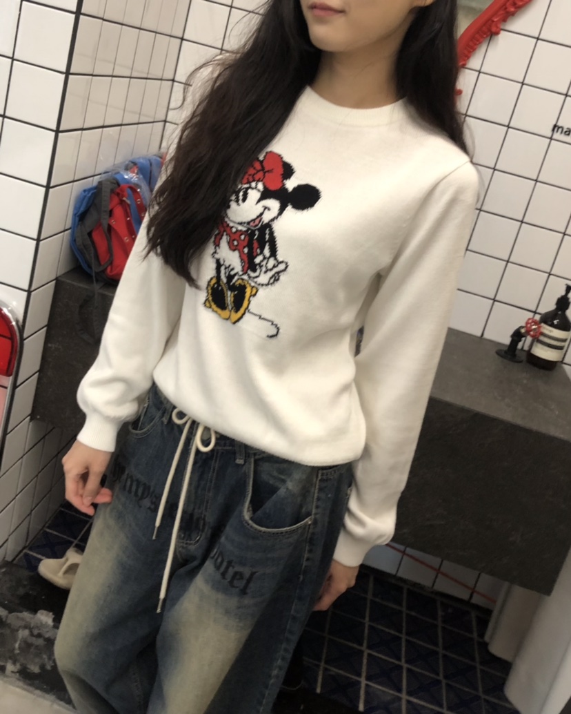 空韓國代購㊣女士新品真品人氣25秋冬休閑熱賣推薦職業針織衫HANNA-A針織衫