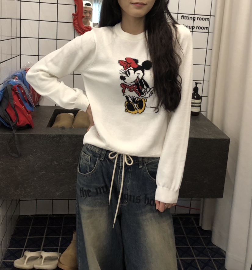 空韓國代購㊣女士新品真品人氣25秋冬休閑熱賣推薦職業針織衫HANNA-A針織衫圖色1
