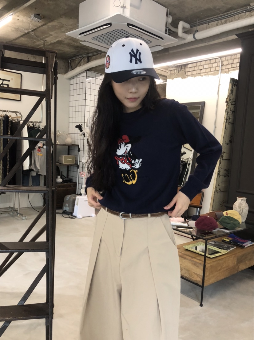空韓國代購㊣女士新品真品人氣25秋冬休閑熱賣推薦職業針織衫HANNA-A針織衫圖色2