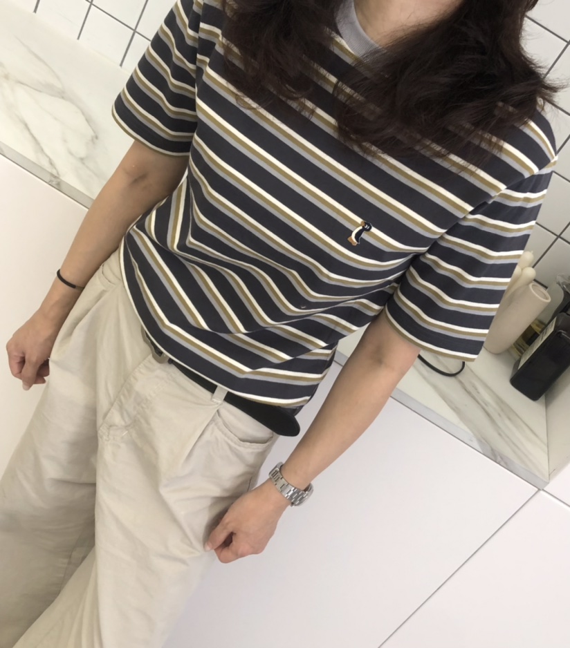 空東大門㊣代購女裝新款職業真品熱賣25秋冬休閑時尚人氣T恤鵝HANNA-AT恤