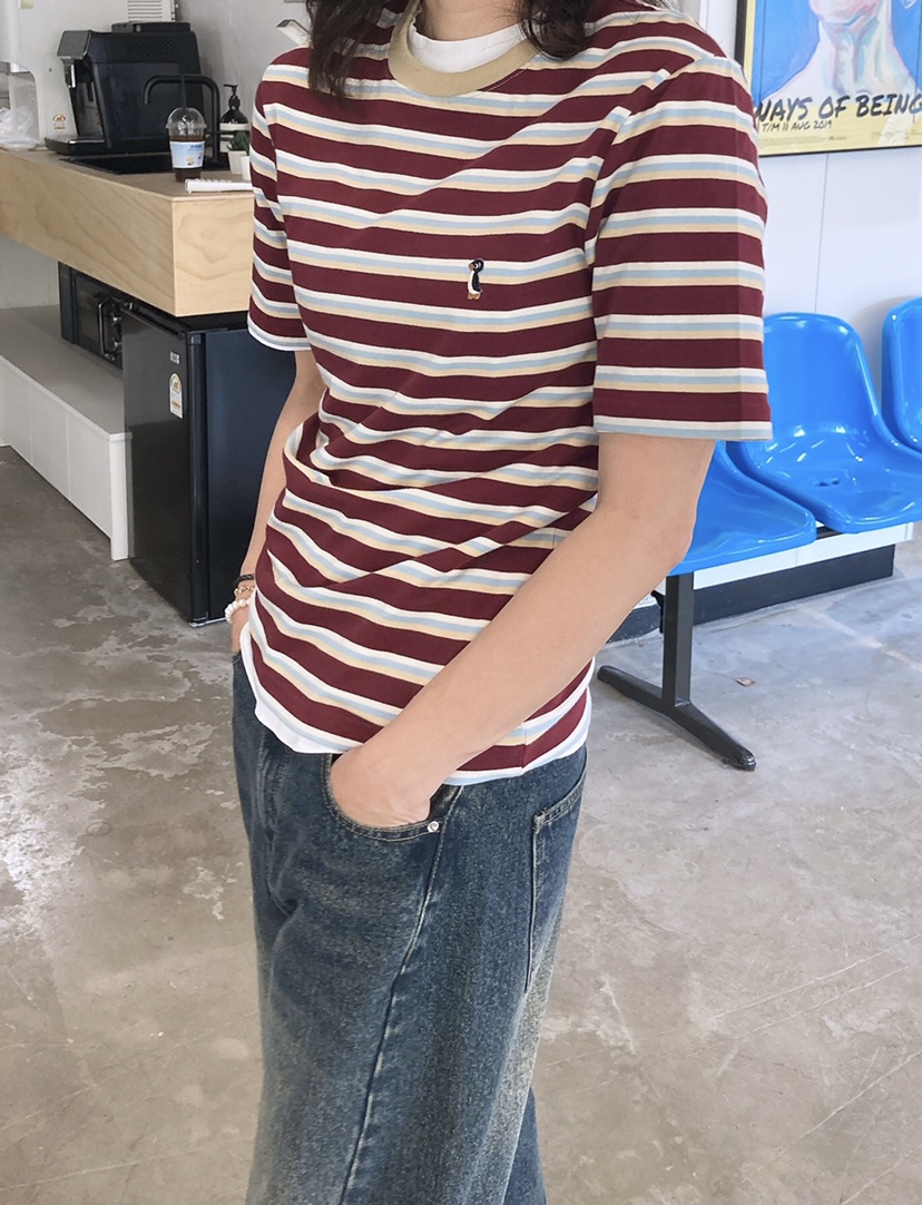 空東大門㊣代購女裝新款職業真品熱賣25秋冬休閑時尚人氣T恤鵝HANNA-AT恤