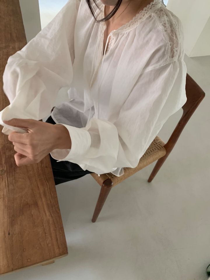 MARE韓國代購㊣女裝新品推薦25秋冬職業人氣熱賣襯衫蕾絲衫MARE襯衫/蕾絲衫