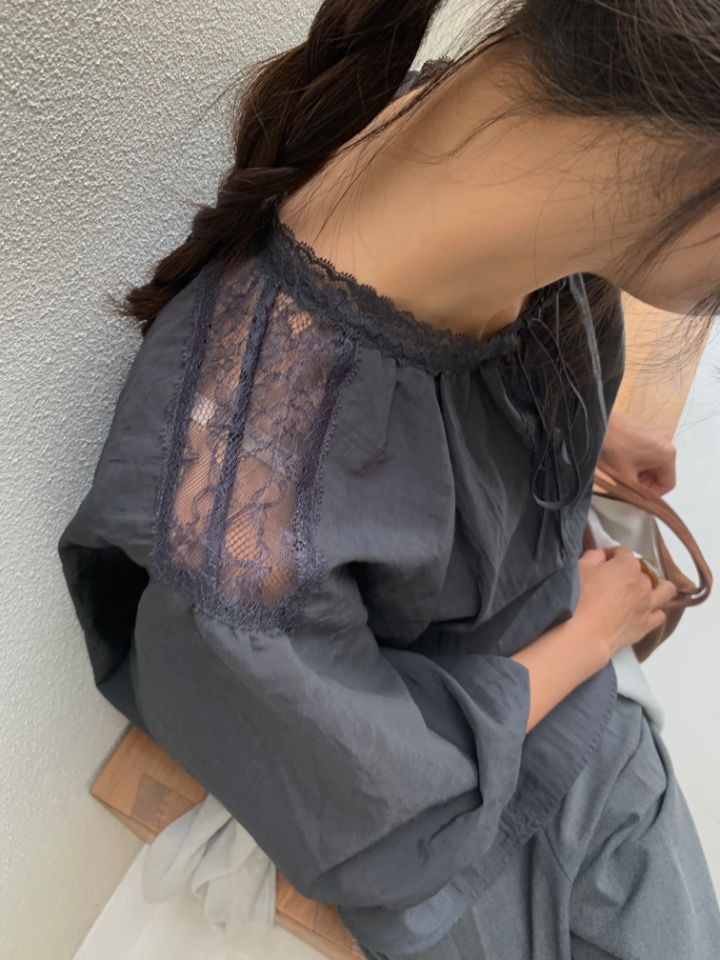 MARE韓國代購㊣女裝新品推薦25秋冬職業人氣熱賣襯衫蕾絲衫MARE襯衫/蕾絲衫