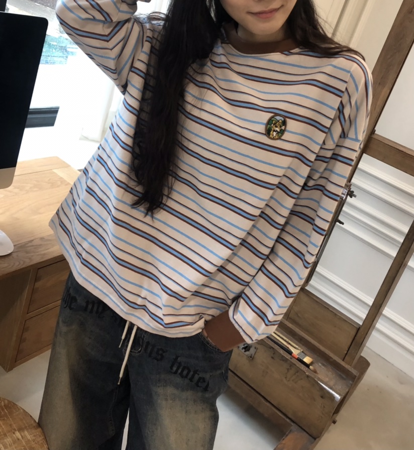 空東大門㊣直郵女裝新品時尚真品熱賣25秋冬人氣推薦長袖T恤HANNA-A長袖T恤