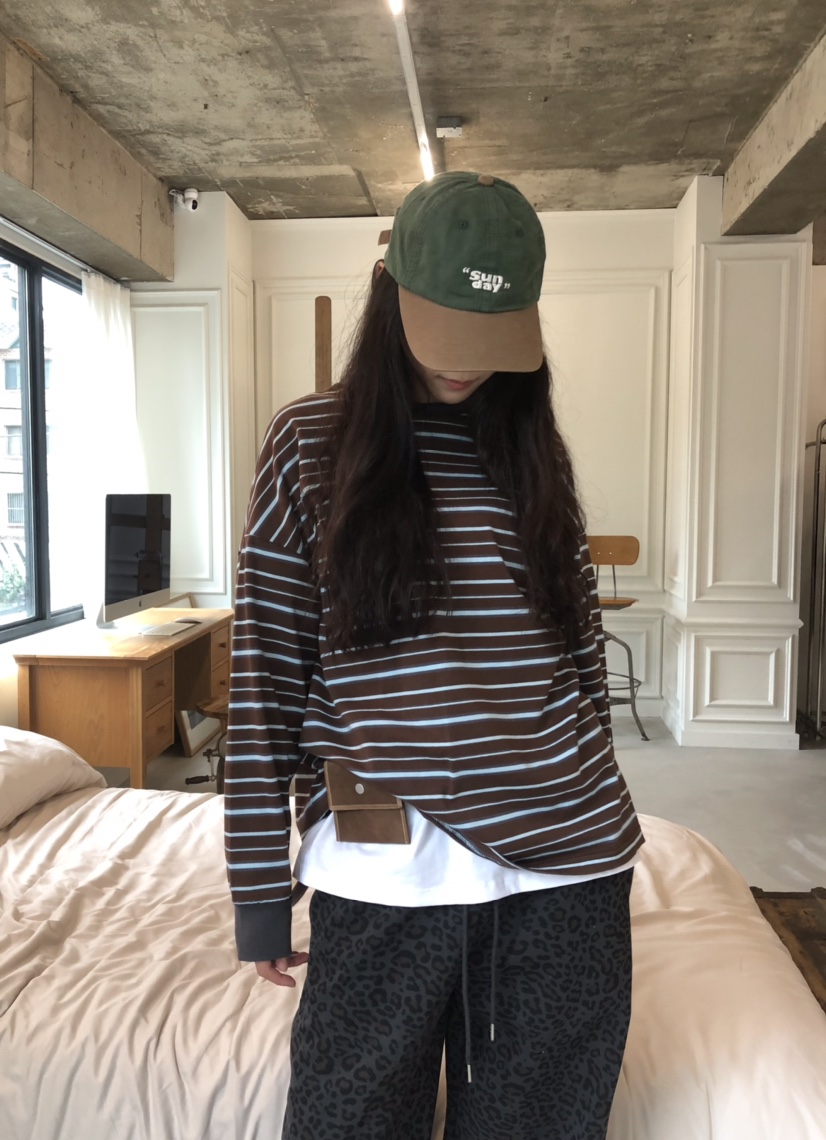空東大門㊣直郵女裝新品時尚真品熱賣25秋冬人氣推薦長袖T恤HANNA-A長袖T恤