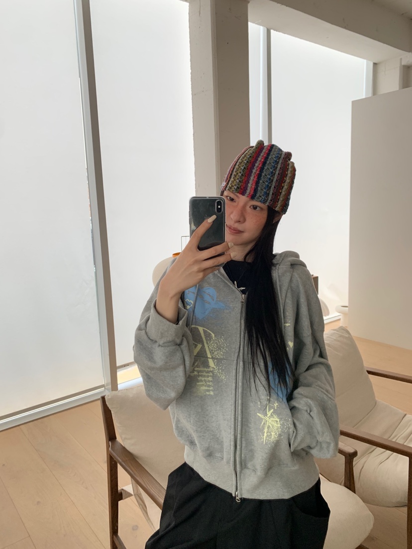 EYEL韓國代購㊣女裝新款時尚職業真品熱賣推薦夾克連帽拉鏈衫EYEL夾克
