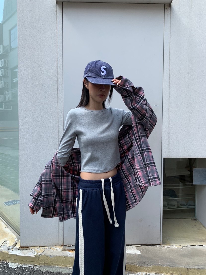 EYEL韓國直郵㊣女士新款真品休閑人氣熱賣職業時尚推薦長袖T恤EYEL長袖T恤