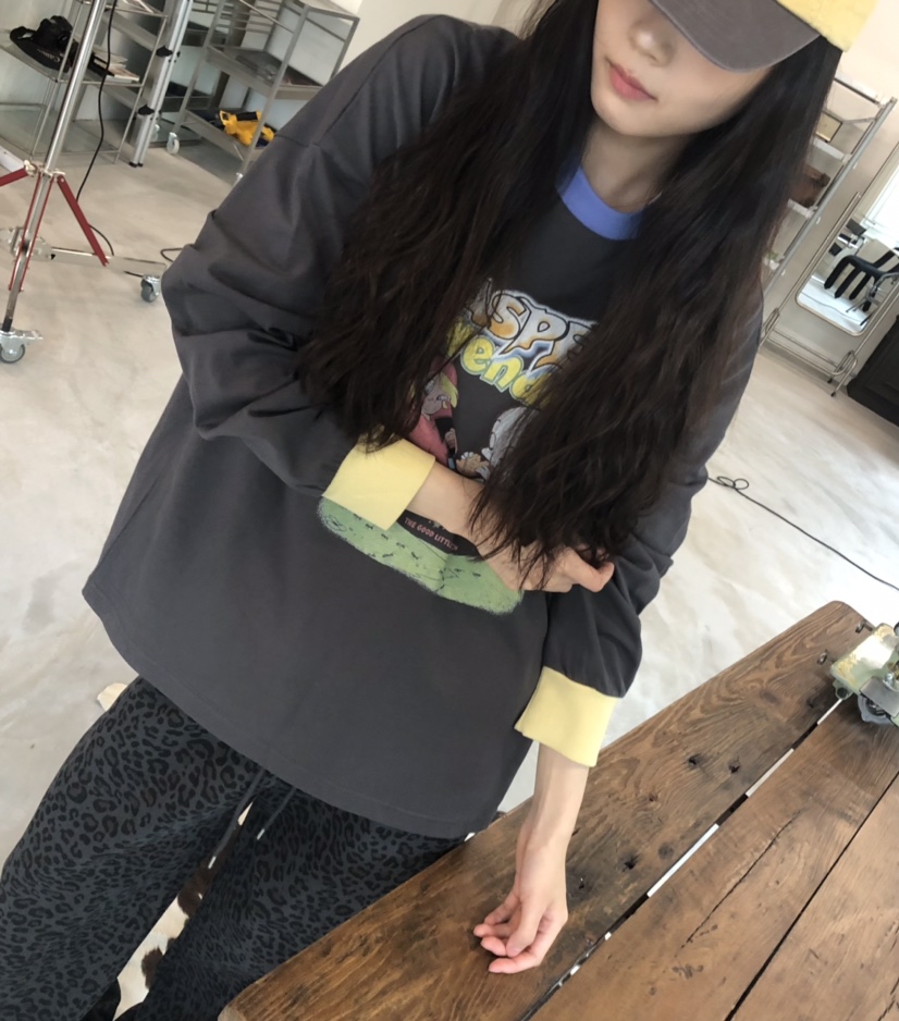 空東大門㊣實拍女士新款職業推薦時尚25秋冬休閑真品長袖T恤HANNA-A長袖T恤