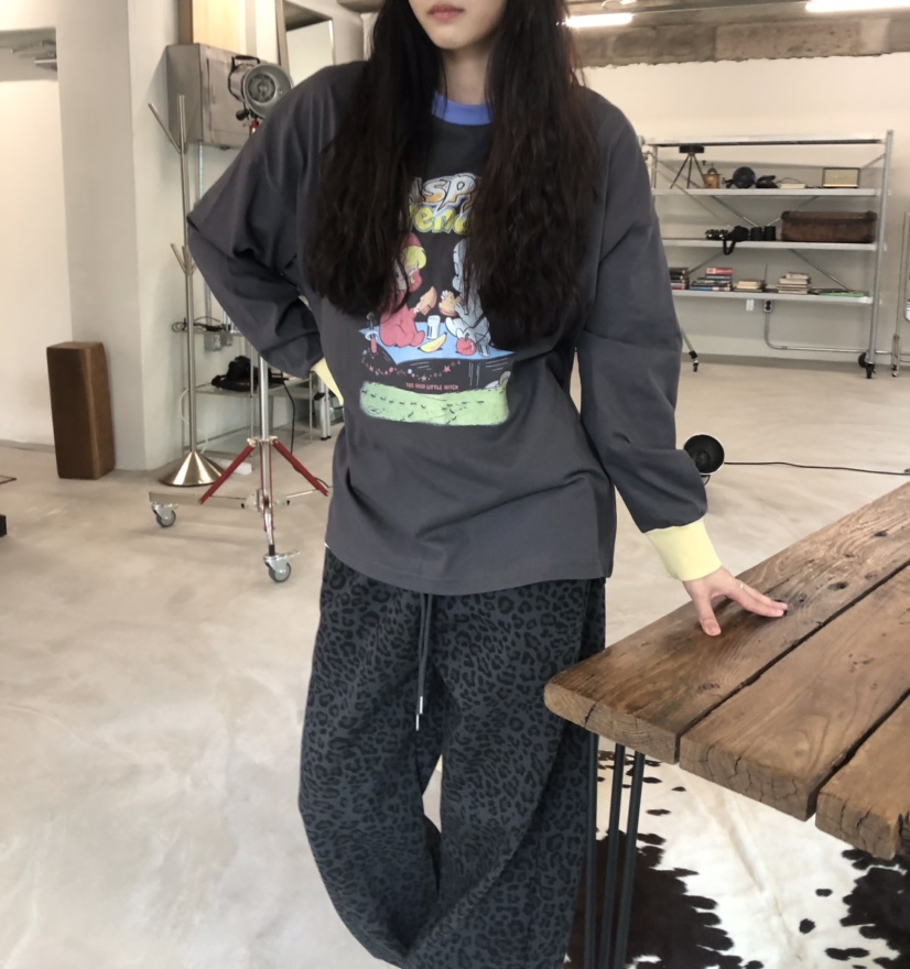 空東大門㊣實拍女士新款職業推薦時尚25秋冬休閑真品長袖T恤HANNA-A長袖T恤