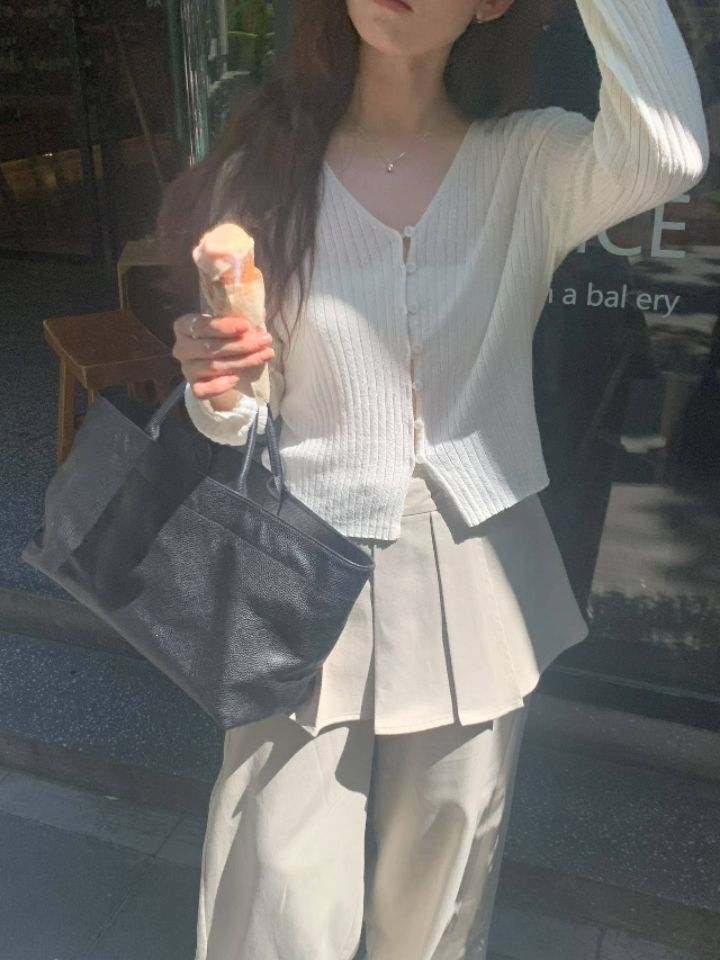 STAY HERE韓國代購㊣女裝新款人氣真品25秋冬熱賣針織衫雙面STAY HERE針織衫