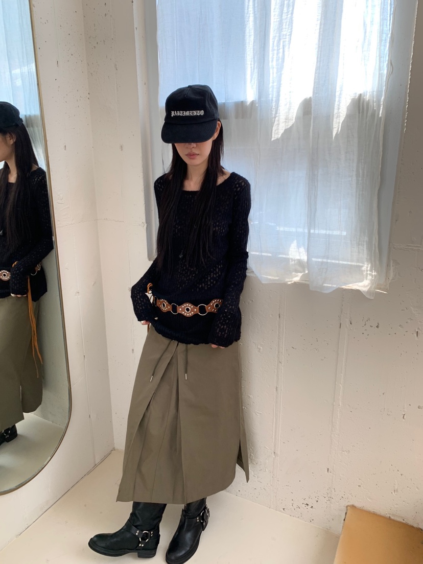 EYEL韓國直郵㊣女裝新款時尚25秋冬休閑人氣推薦真品職業長裙EYEL長裙