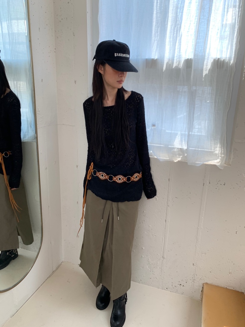EYEL韓國直郵㊣女裝新款時尚25秋冬休閑人氣推薦真品職業長裙EYEL長裙