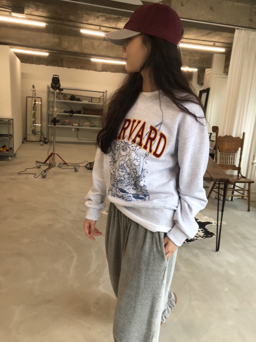 空韓國代購㊣女士新品休閑推薦人氣職業25秋冬真品時尚衛衣HANNA-A衛衣