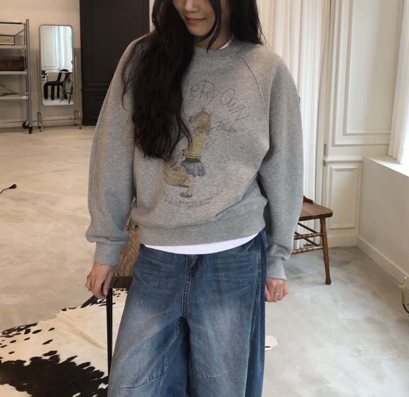 空東大門㊣直郵女裝新款推薦25秋冬時尚職業熱賣休閑人氣衛衣HANNA-A衛衣