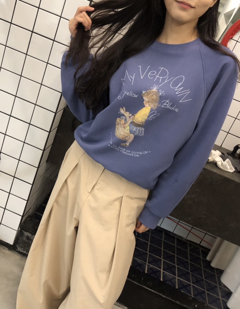 空東大門㊣直郵女裝新款推薦25秋冬時尚職業熱賣休閑人氣衛衣HANNA-A衛衣