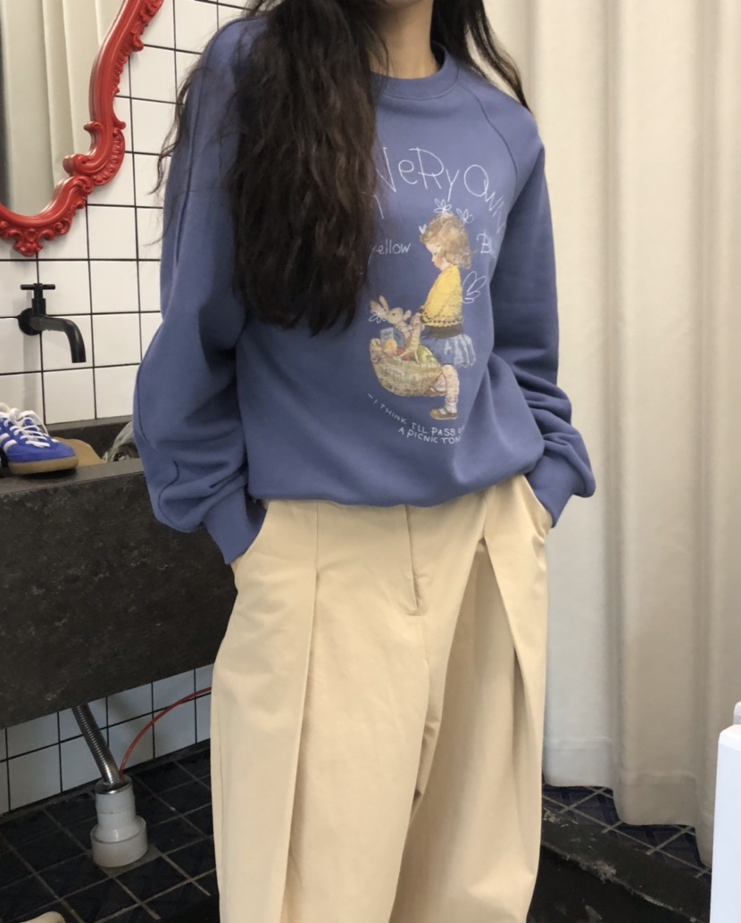 空東大門㊣直郵女裝新款推薦25秋冬時尚職業熱賣休閑人氣衛衣HANNA-A衛衣