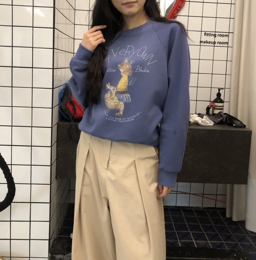空東大門㊣直郵女裝新款推薦25秋冬時尚職業熱賣休閑人氣衛衣HANNA-A衛衣