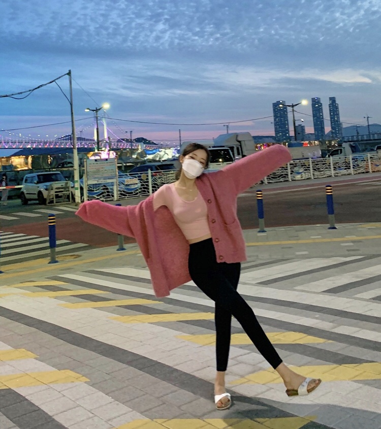 空東大門㊣代購女裝新款職業時尚真品推薦25秋冬針織衫開衫HANNA-A針織衫
